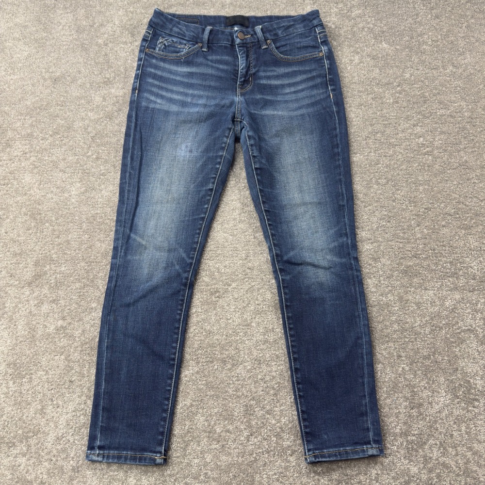 Buckle‎ Black Skinny Jeans Womens 30x27 Blue Dark Wash Mid Rise Denim Pants Slim